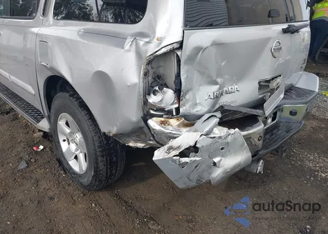 2007 Nissan Armada Se from USA, damaged, VIN 5N1BA08A27N723070